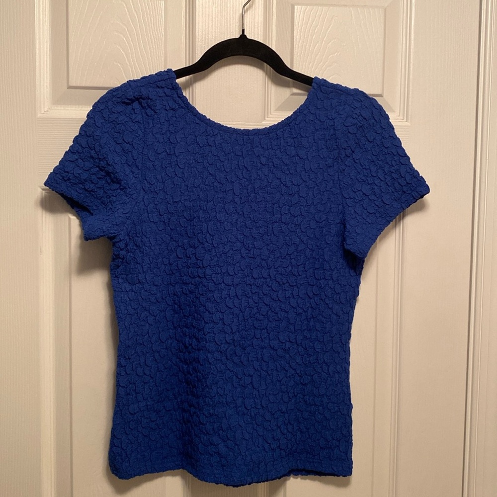 Ugerlov Blue Textured Top…size M